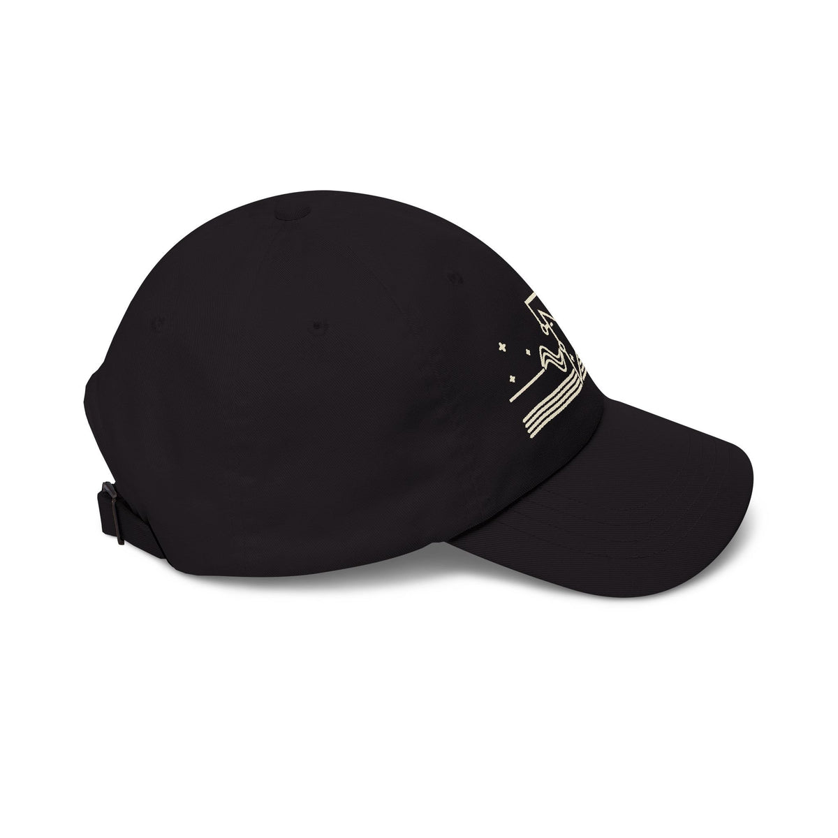 Unity, Not Conformity dad cap, black, right side view