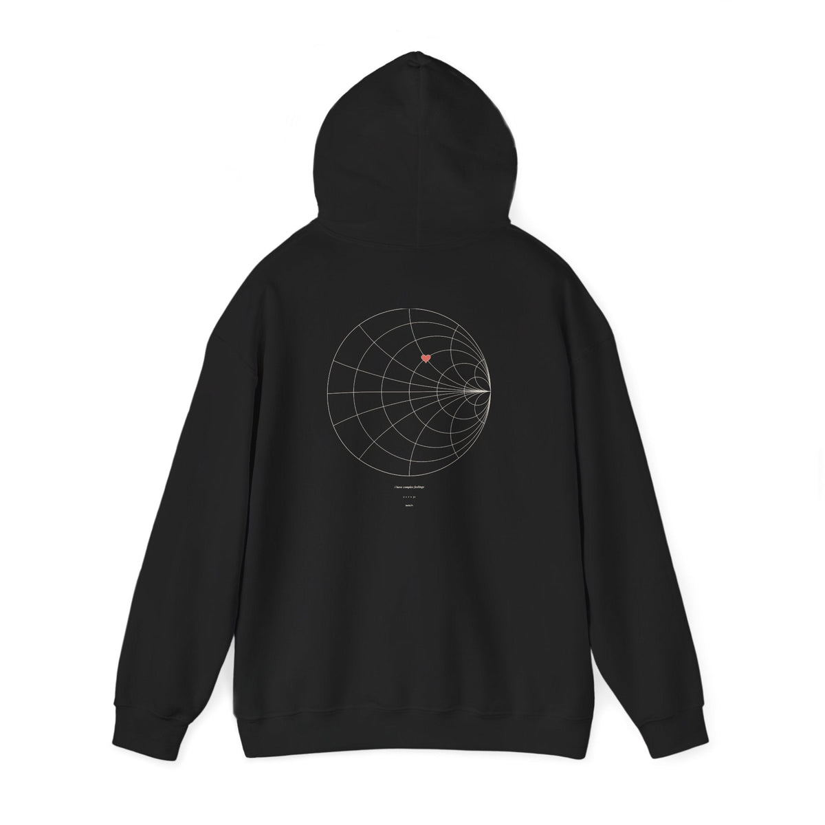 Black hoodie, back